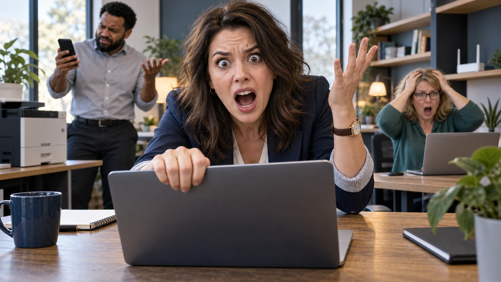 Editorial illustration for When Office WiFi Keeps Failing, IT Consulting Services Should Start With The Network